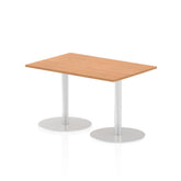 Dynamic Italia 1200 x 800mm Poseur Rectangular Table Oak Top 725mm High Leg ITL0254 DD